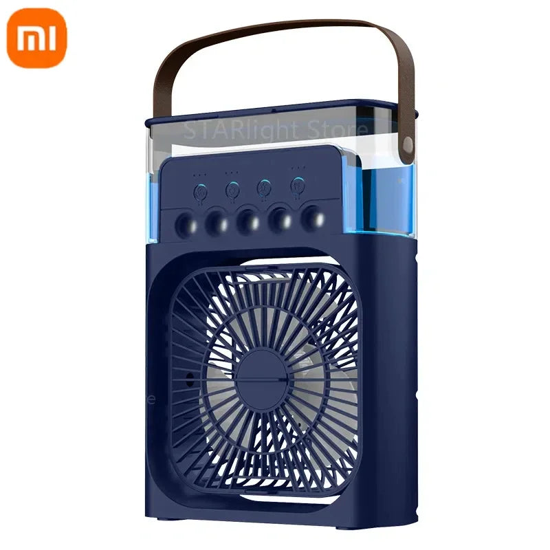 Xiaomi  3-In-1 Portable Air Conditioners Fan with LED Night Light Household Mini Air Cooler for Office Home Adjustable Fan